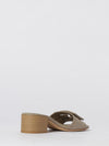 woman's heeled sandal