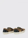 slip on animal print pony skin used effect sneakers
