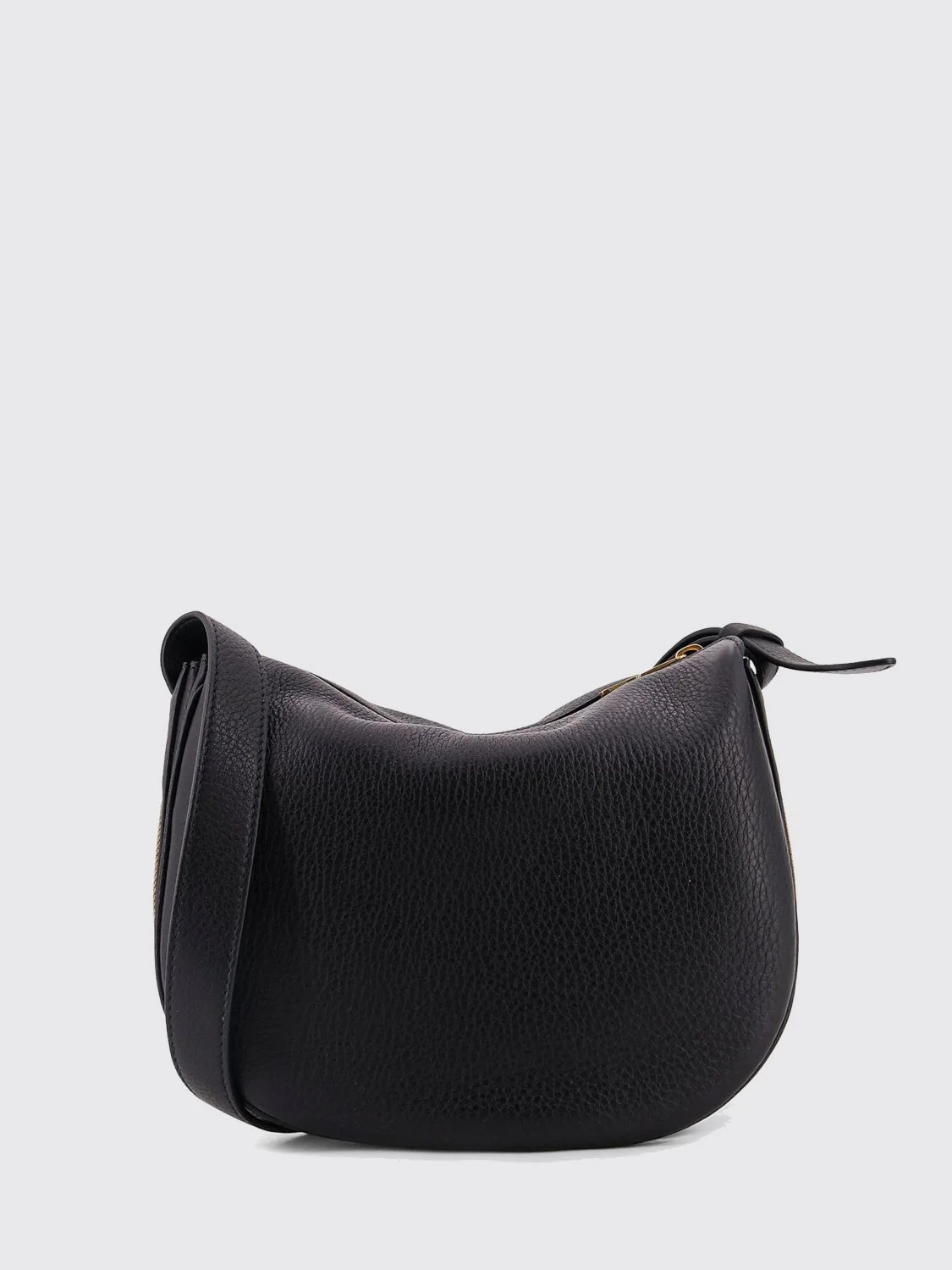 BURBERRY OS hammered leather messenger bag