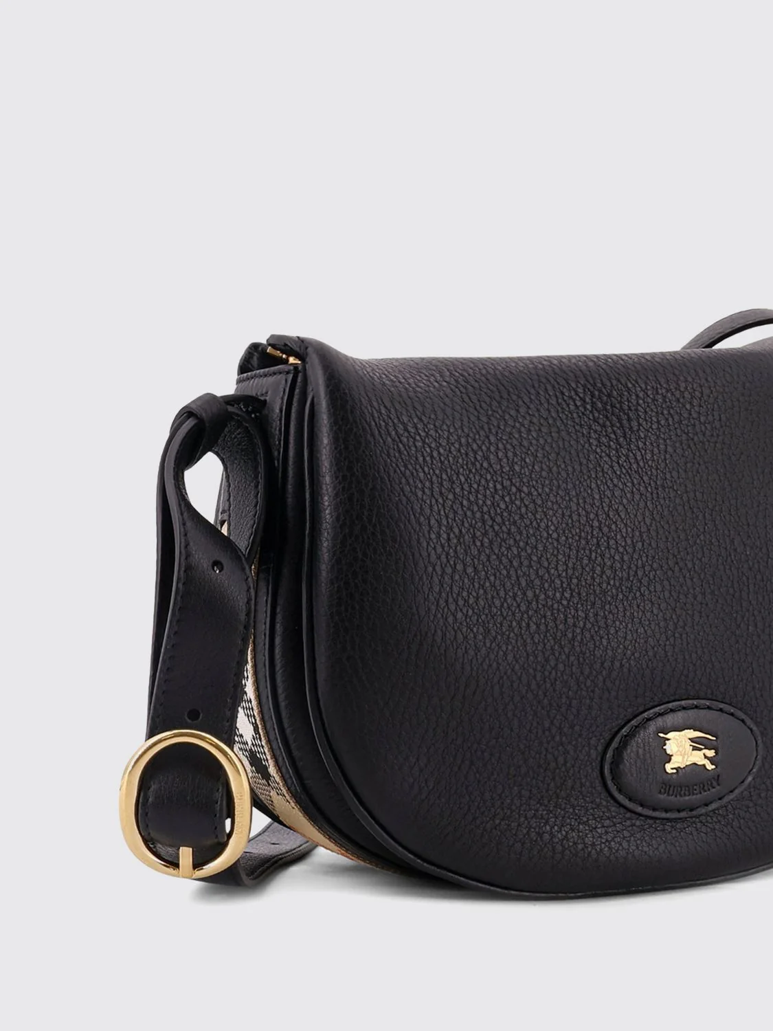 hammered leather messenger bag