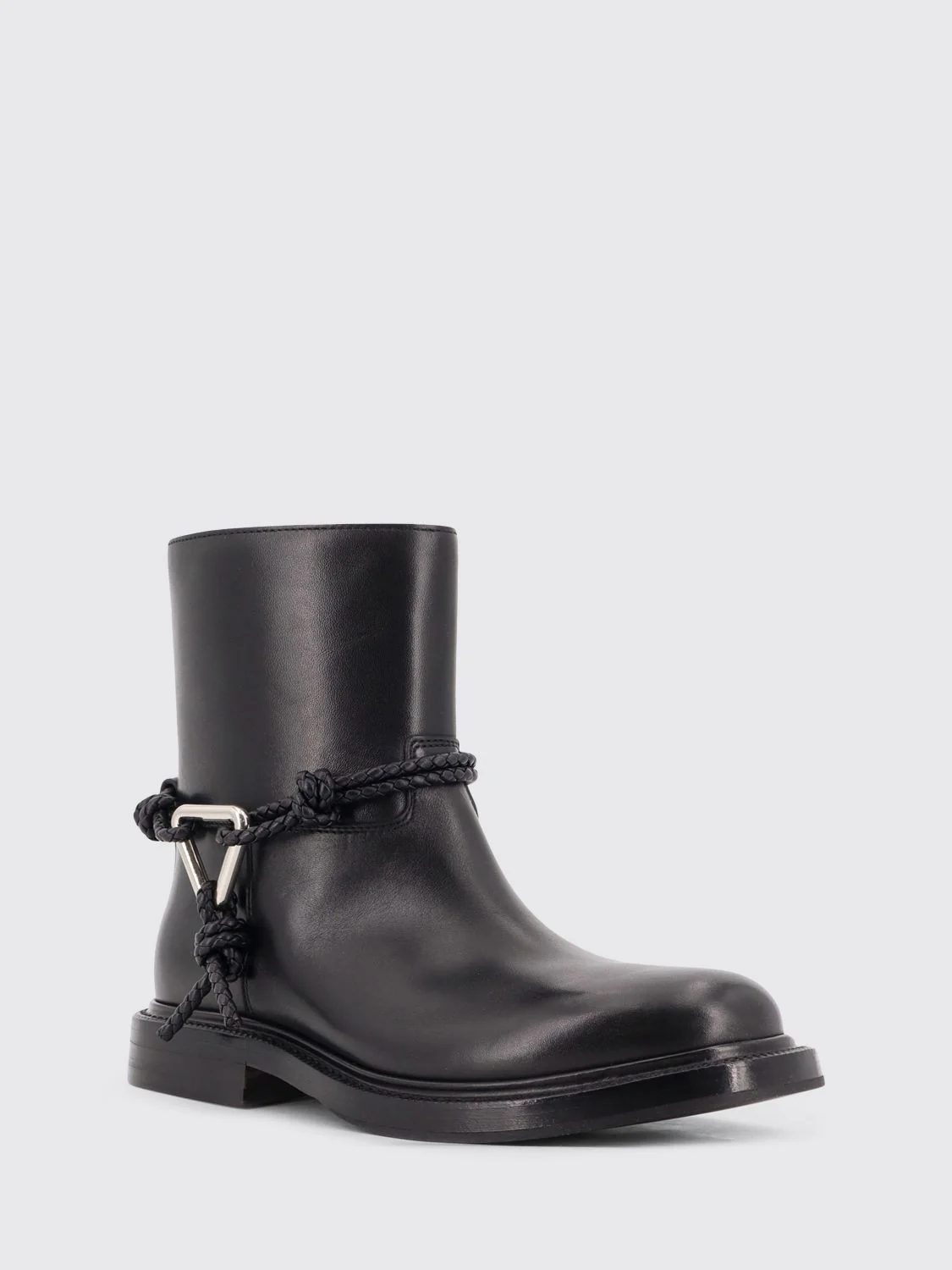 james leather ankle boots