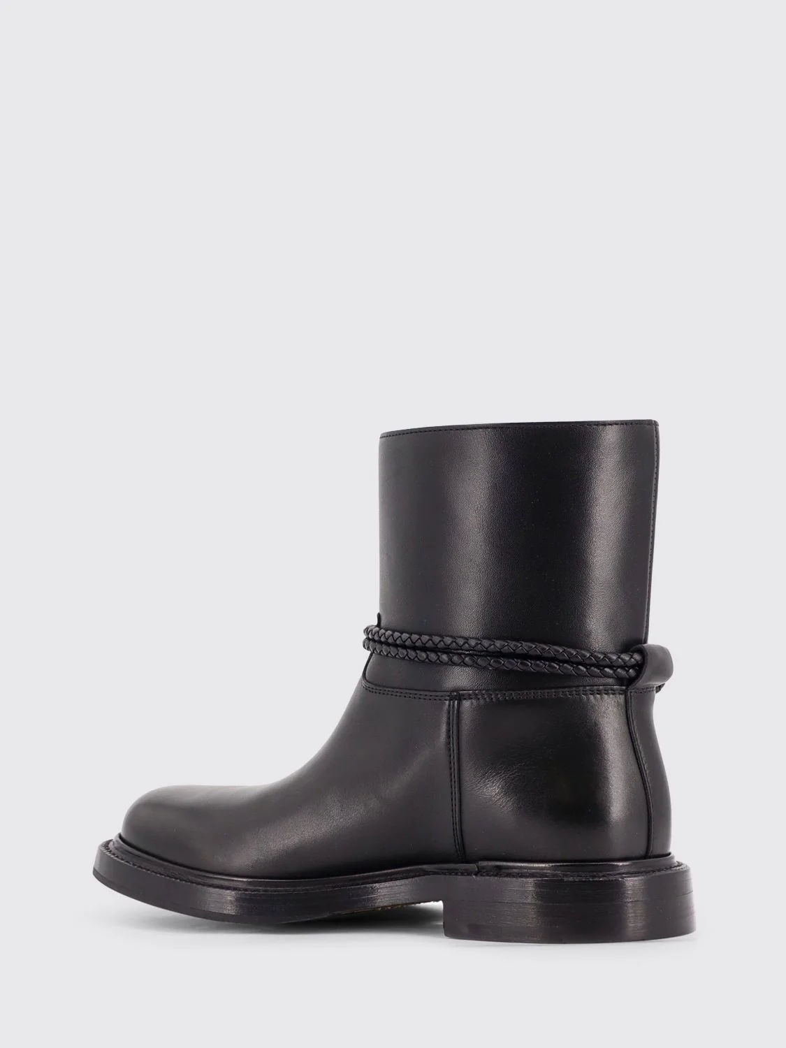 james leather ankle boots