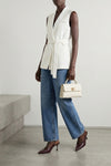 high-waisted betty nordic blue jeans in delavé cotton denim