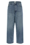 high-waisted betty nordic blue jeans in delavé cotton denim