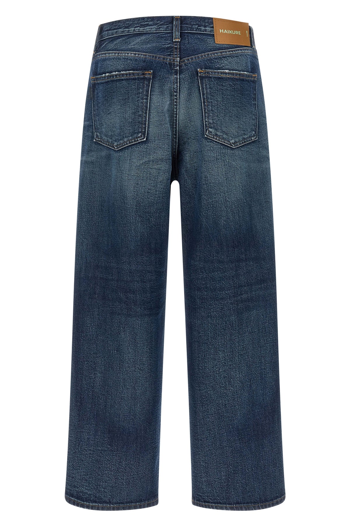 haikure betty jeans redefine the concept of denim through a wide and structure
