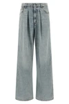candy haikure jeans redefine denim aesthetics through large volumes and structur
