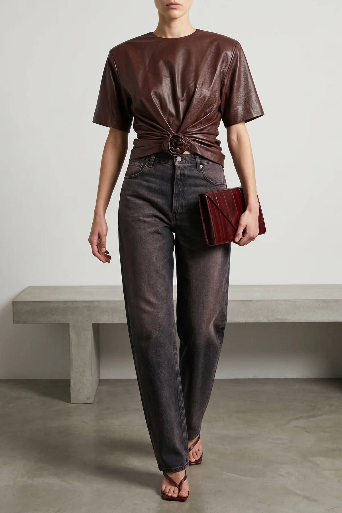 HAIKURE 26 haikure bibi jeans redefine the volumes of everyday wardrobe through a curved