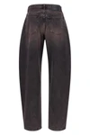 haikure bibi jeans redefine the volumes of everyday wardrobe through a curved