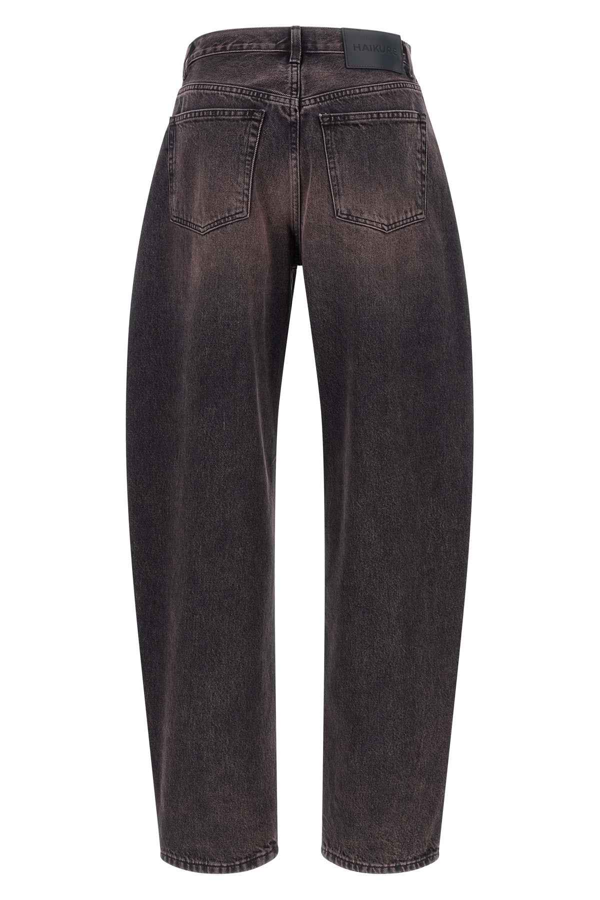 haikure bibi jeans redefine the volumes of everyday wardrobe through a curved