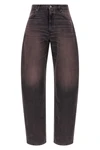 haikure bibi jeans redefine the volumes of everyday wardrobe through a curved