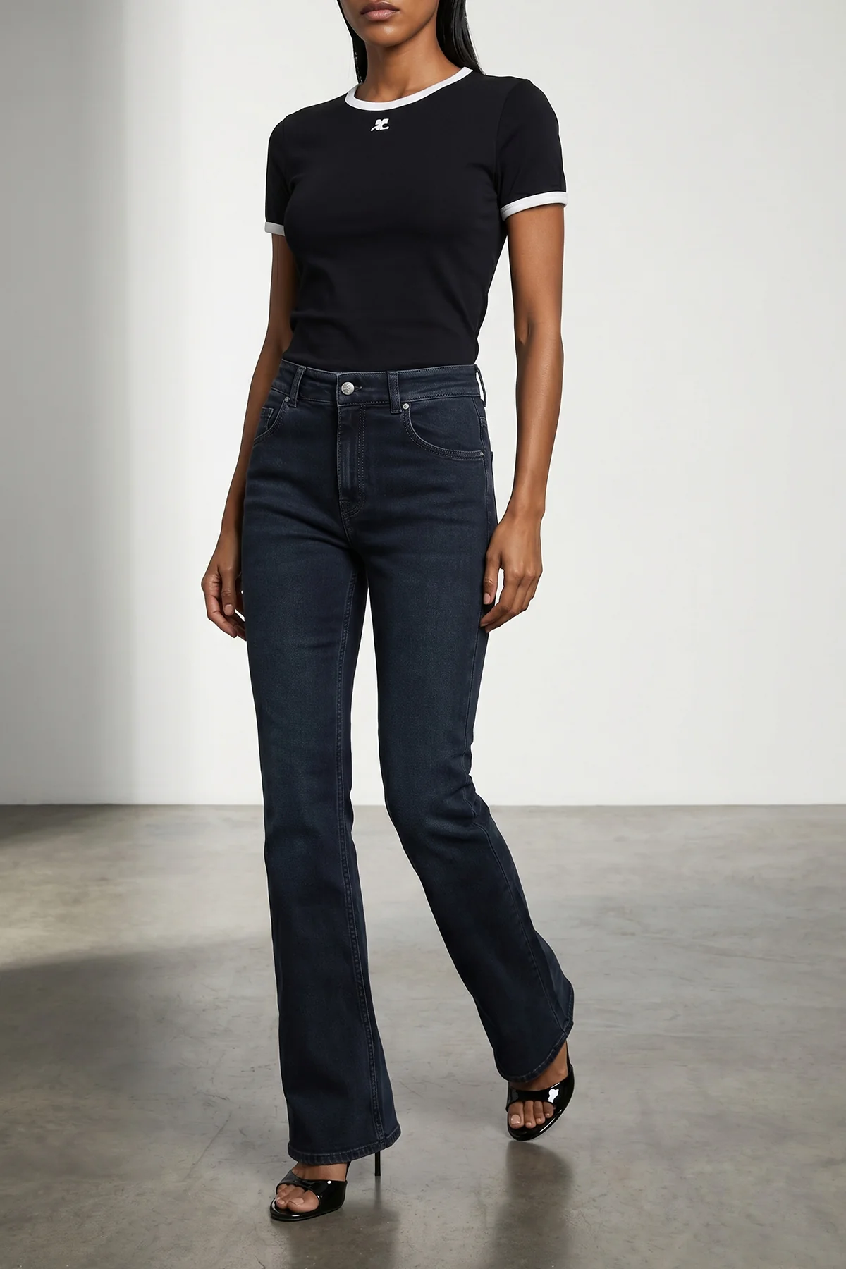vicky cotton denim jeans black moon wash