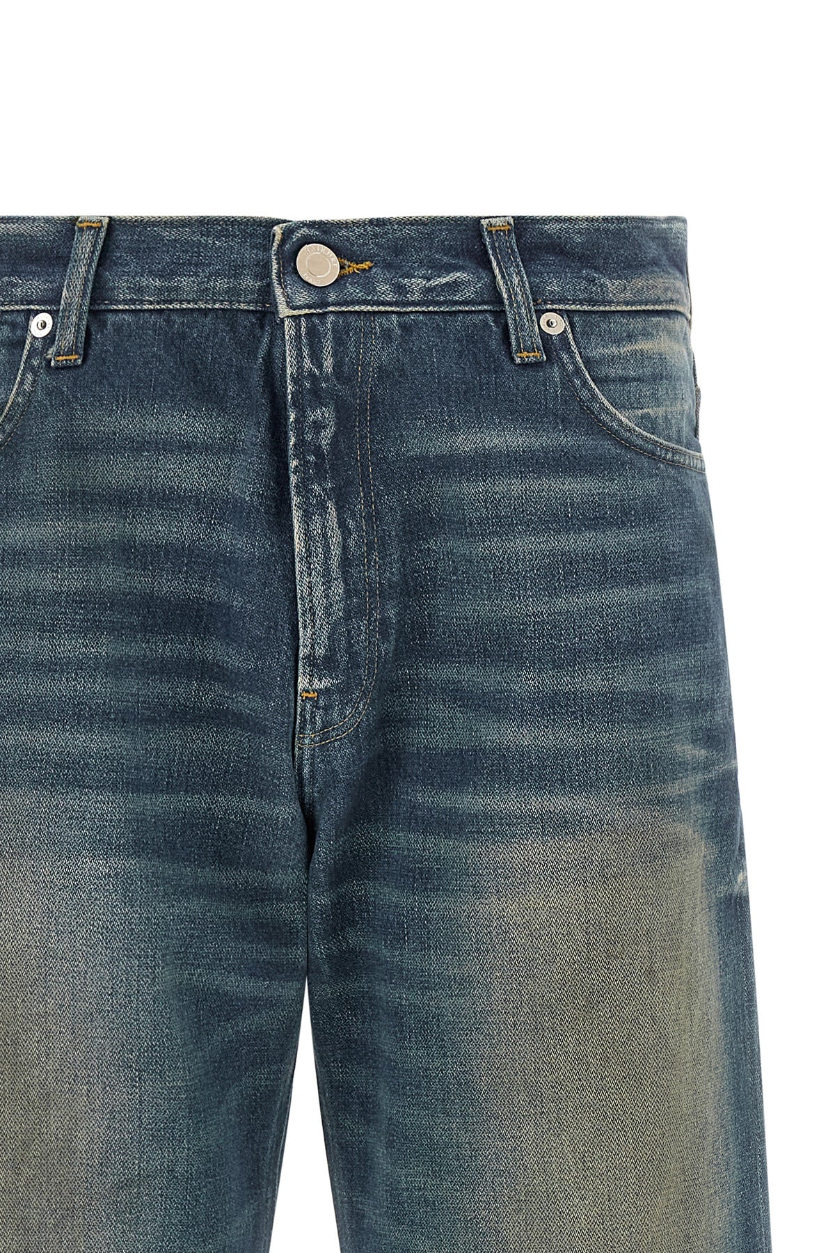 the clara haikure jeans redefine the concept of sartorial denim through a stru