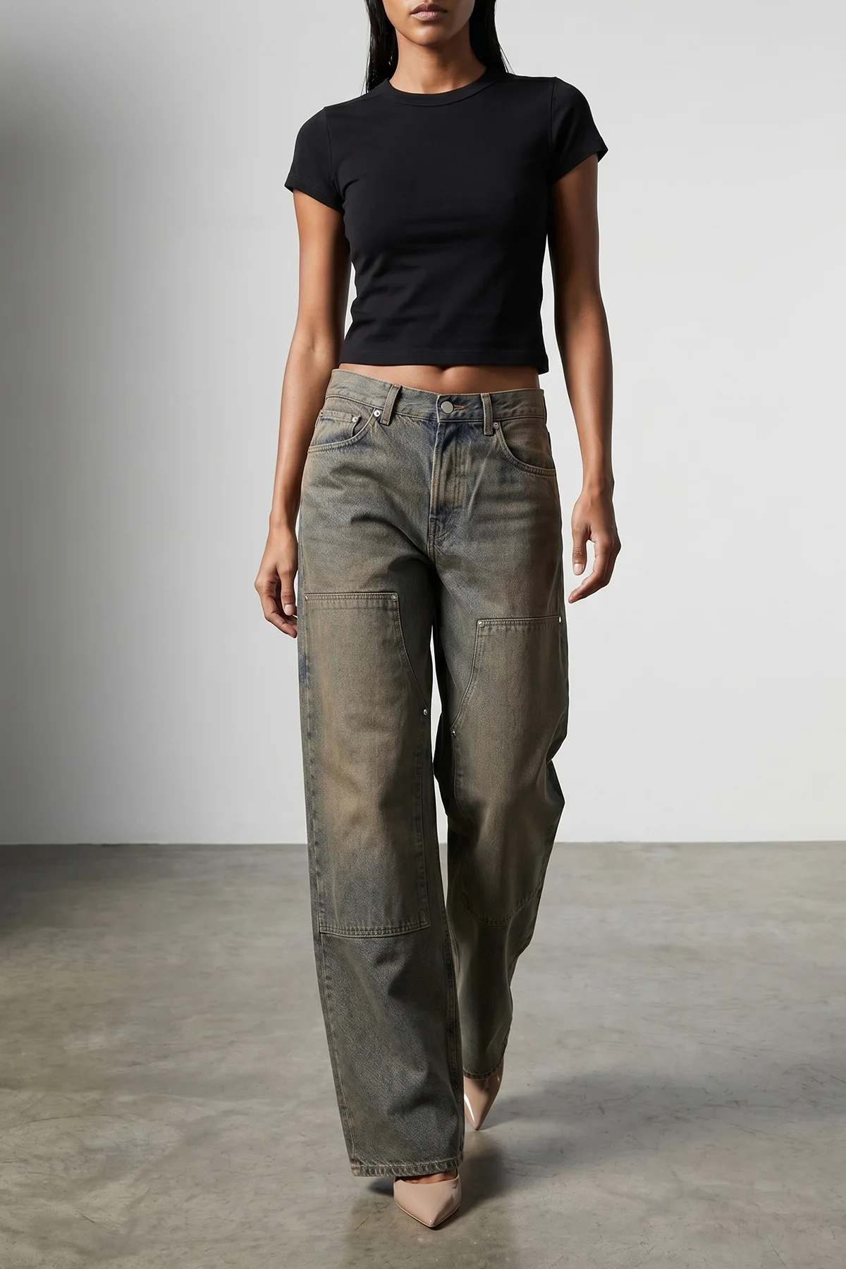 haikures legacy jeans redefine the workwear aesthetic through a wide-leg silh