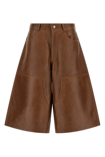 haikures leather legacy bermuda shorts redefine casual tailoring through a lo