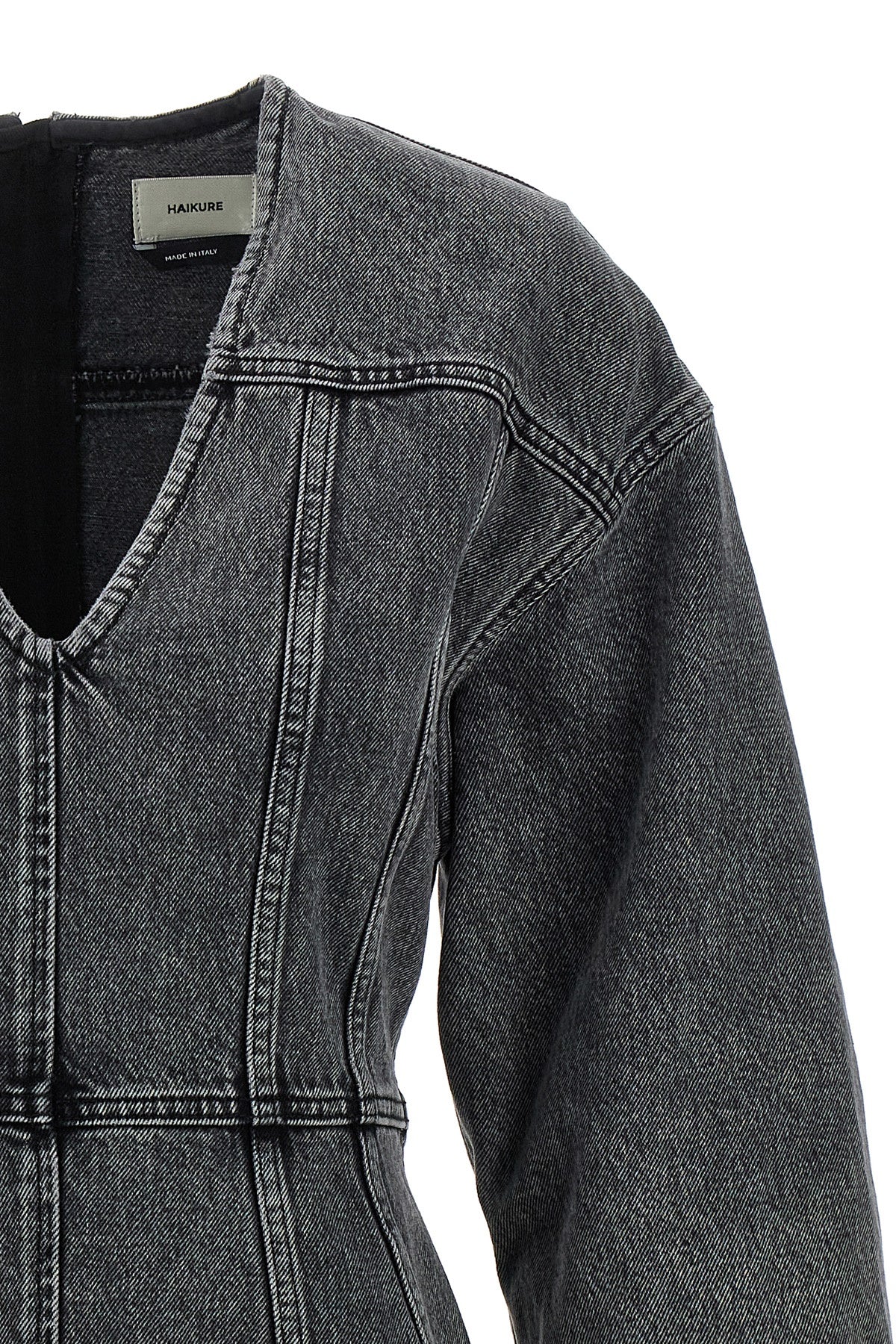 cotton denim mini dress