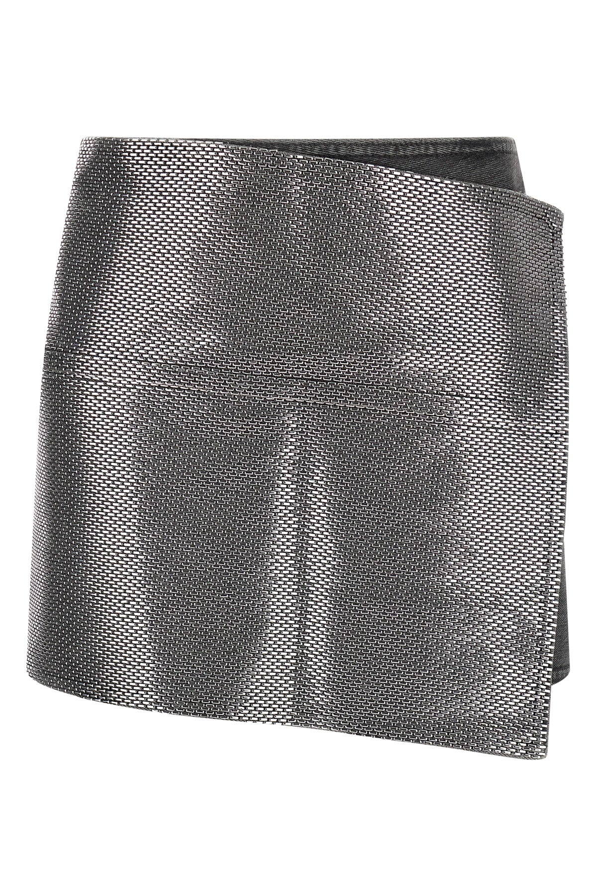 HAIKURE 25 may cotton denim miniskirt