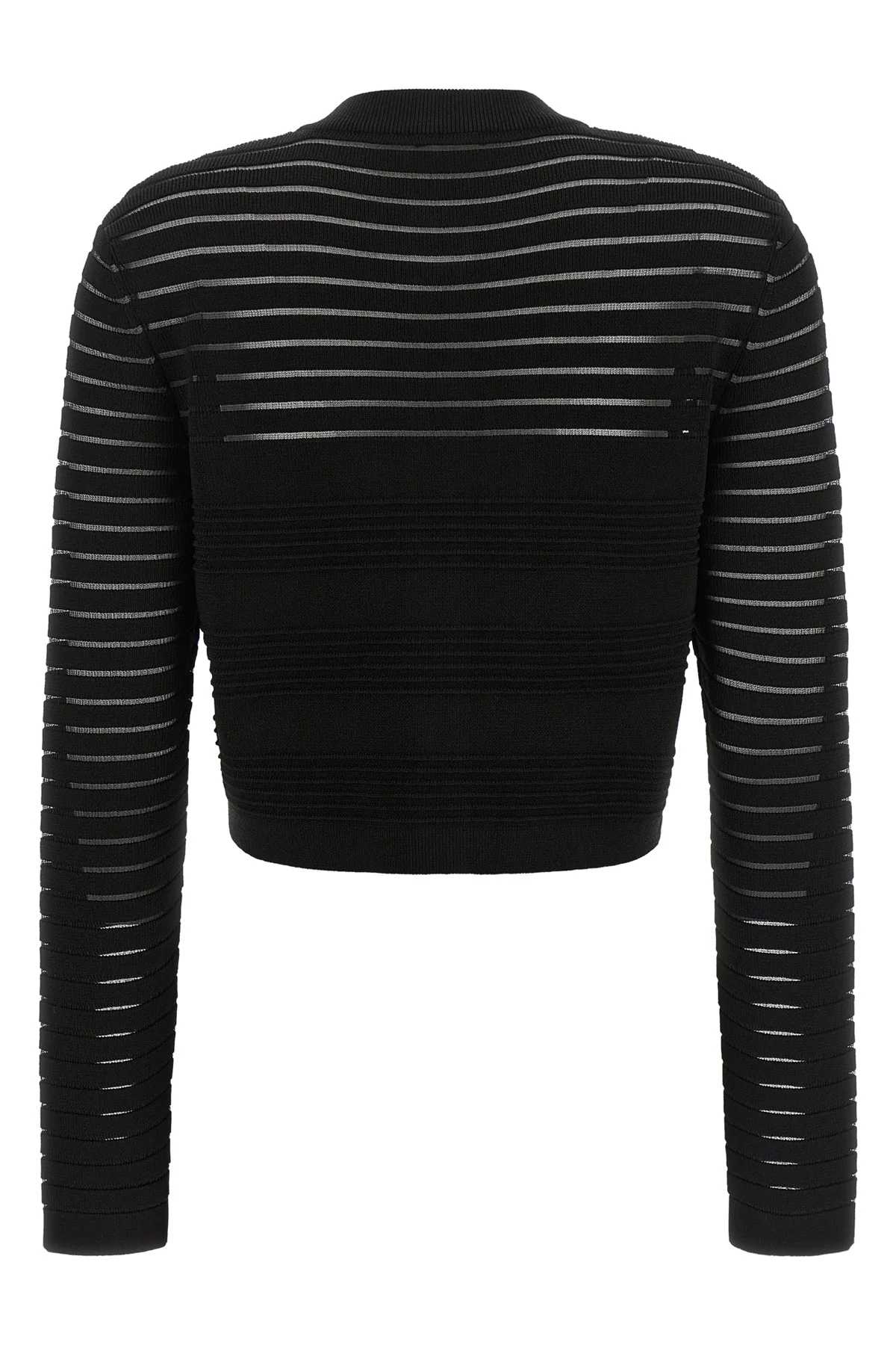 the cardigan balmain defines a new concept of structured elegance