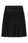 the balmain flared skirt in structured knit redefines the codes of contemporary