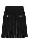 the balmain flared skirt in structured knit redefines the codes of contemporary
