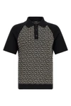 the balmain short-sleeved polo shirt