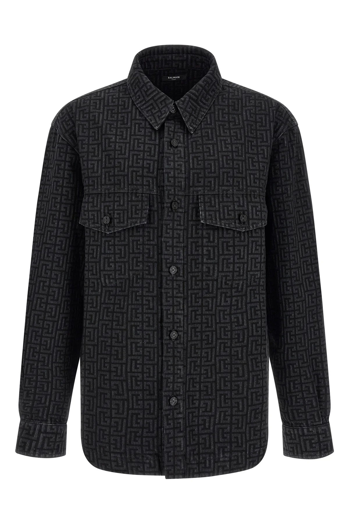 the balmain pure cotton overshirt