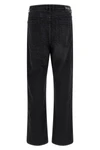 balmain black wash denim jeans