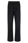 balmain black wash denim jeans