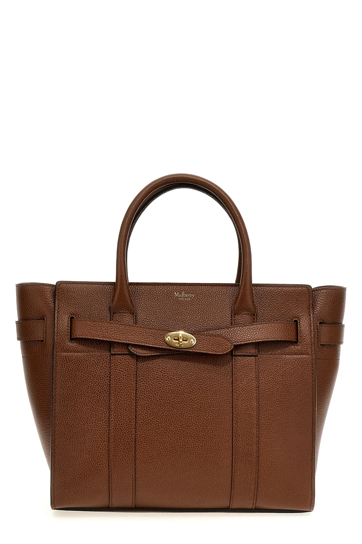 MULBERRY OS shopping small zipped bayswater garnet leather