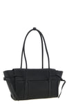 the mulberry soft bayswater small shoulder bag in black hammered calf leather