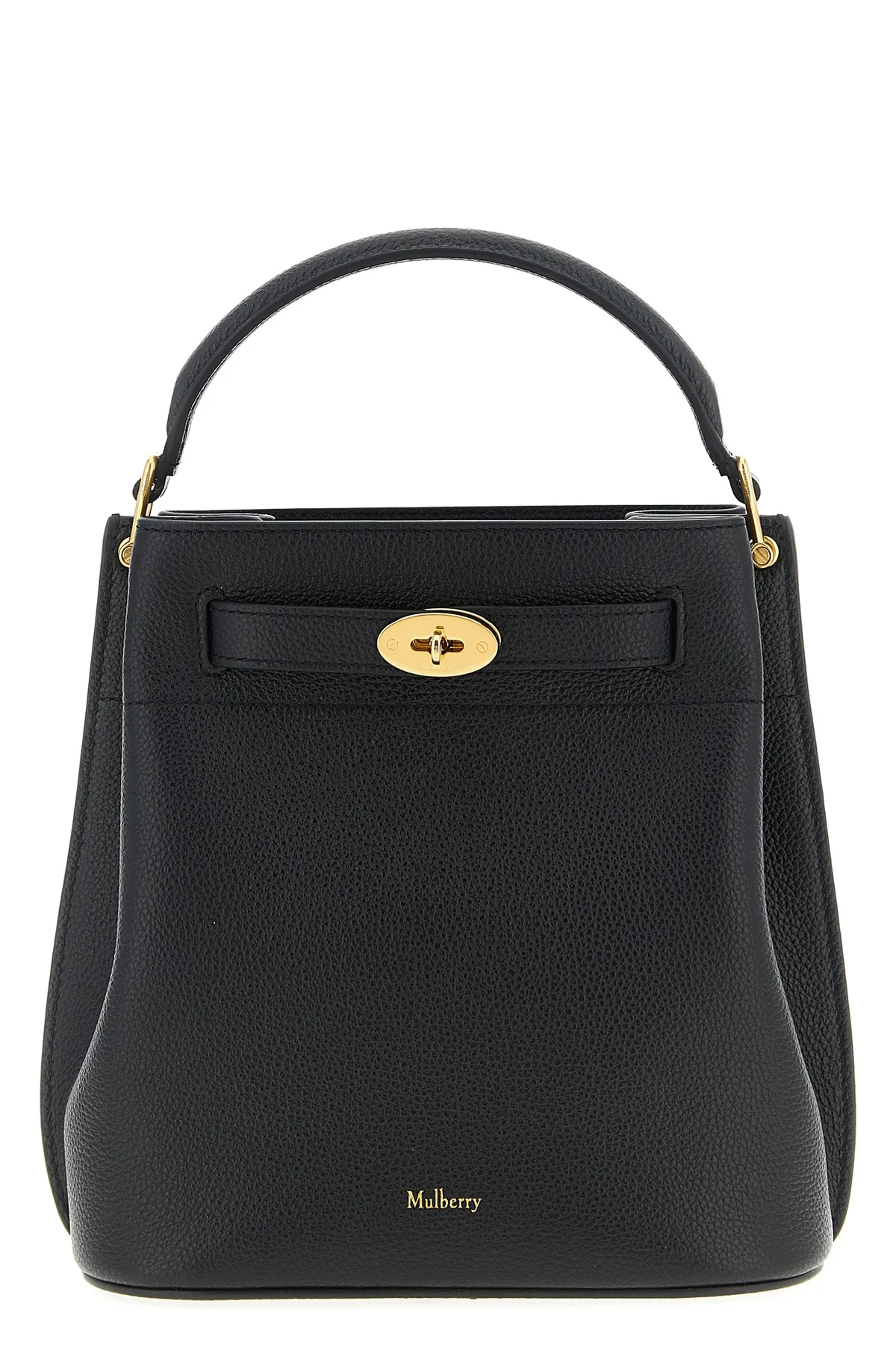 MULBERRY OS small islington bucket bag in hammered leather