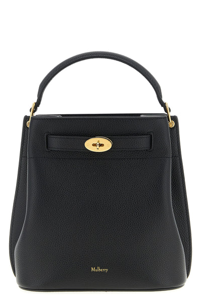 small islington bucket bag in hammered leather