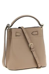 small islington bucket bag in hammered leather