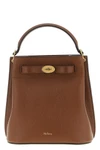 islington bucket bag in hammered leather