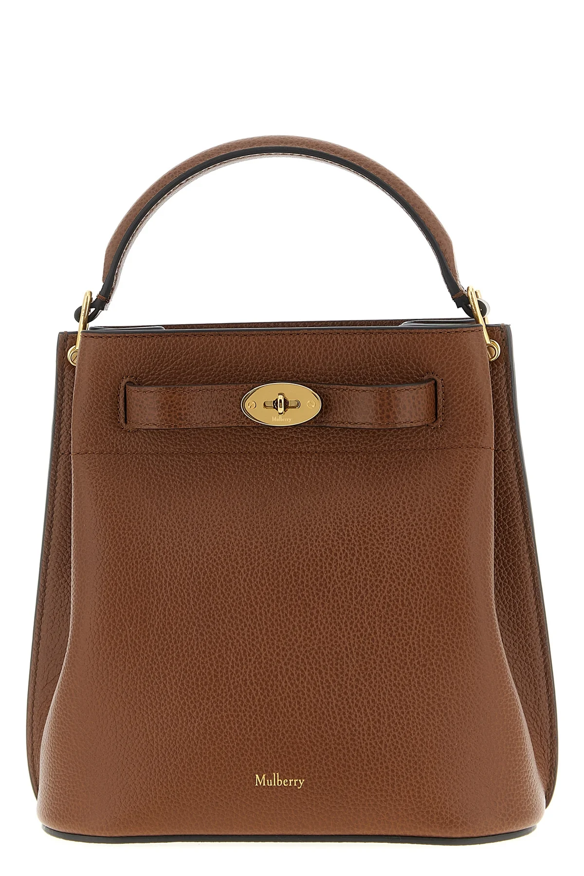 islington bucket bag in hammered leather