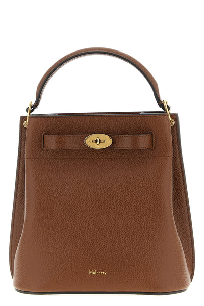 islington bucket bag in hammered leather