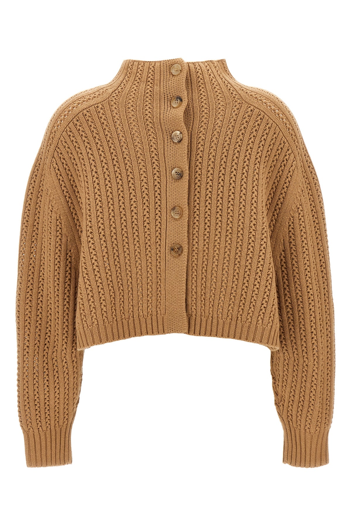 MAX MARA L hodeida openwork wool and cachemire cardigan