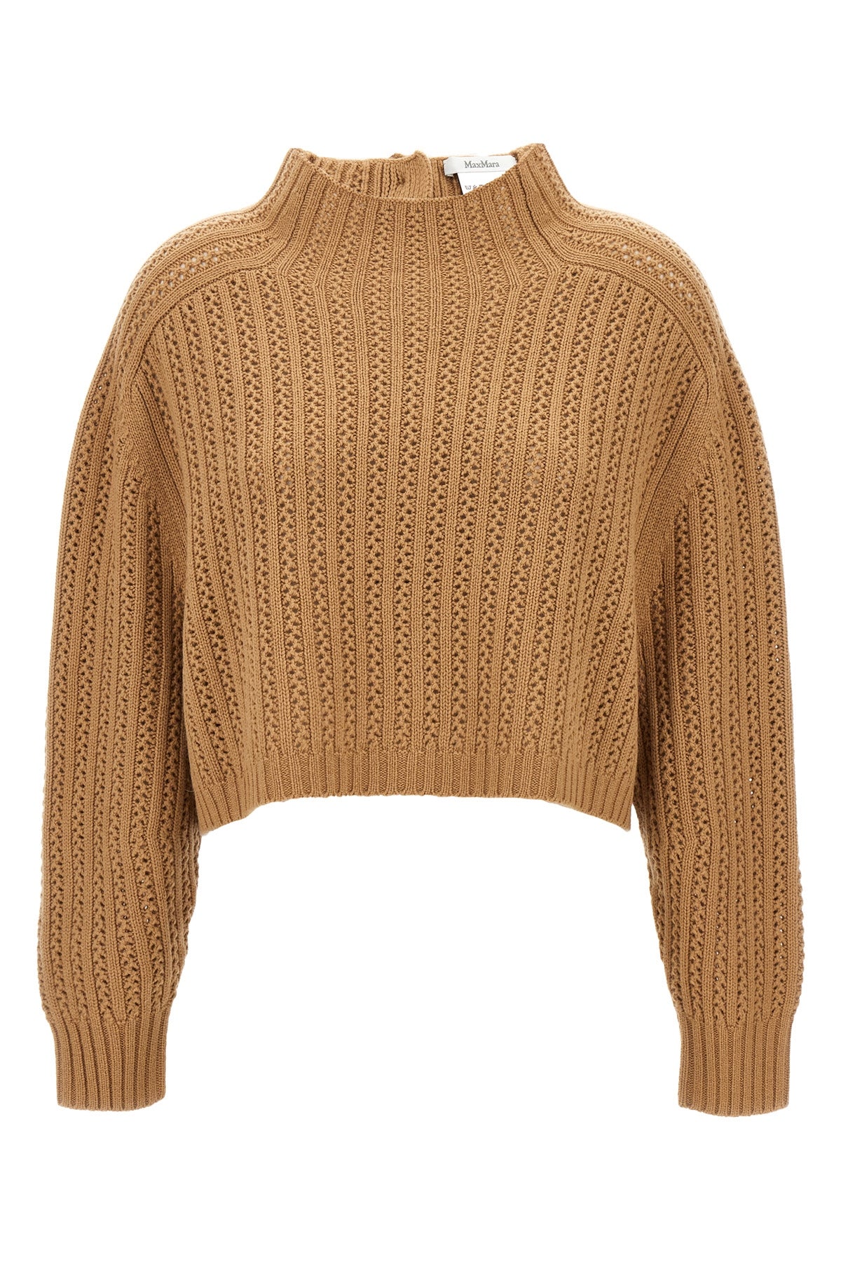 MAX MARA L hodeida openwork wool and cachemire cardigan
