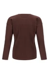 color pleats pleated t-shirt