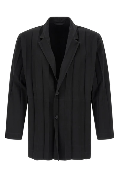 edge ensemble single-breasted blazer in fabric