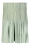 homme pleated monthly colors: june bermuda shorts