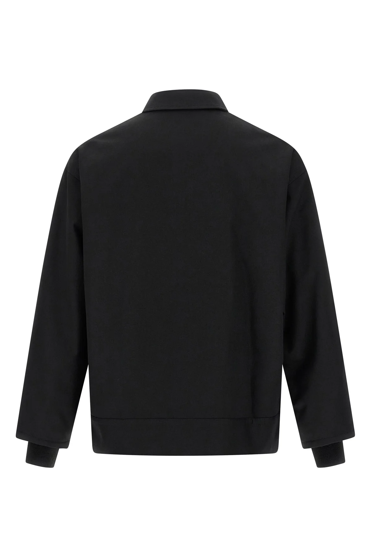 light wool blend overshirt