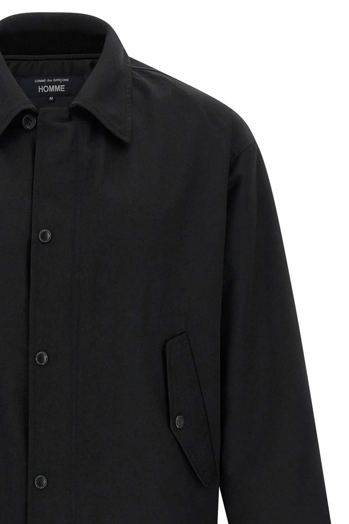 light wool blend overshirt
