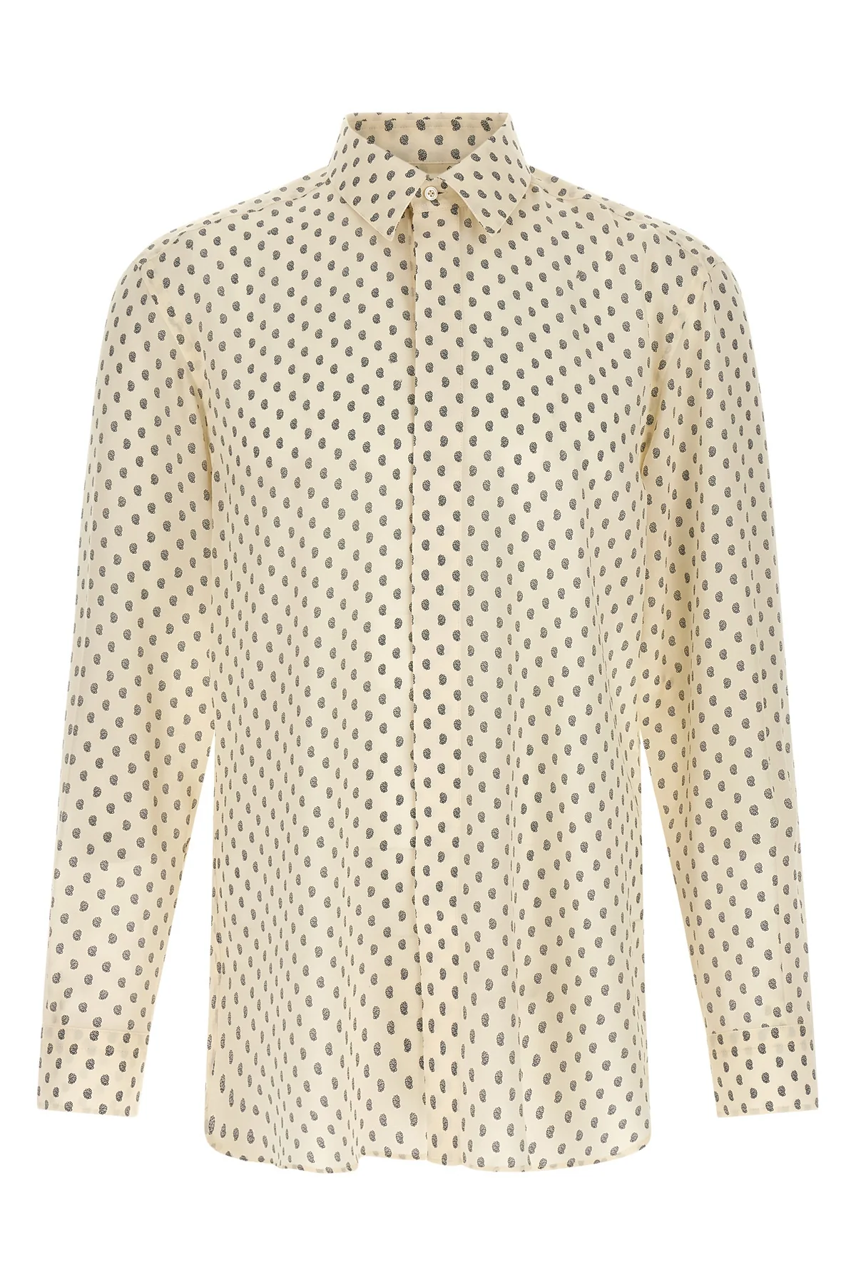 TOM FORD 40 cm all over paisley print crepe de chine silk shirt