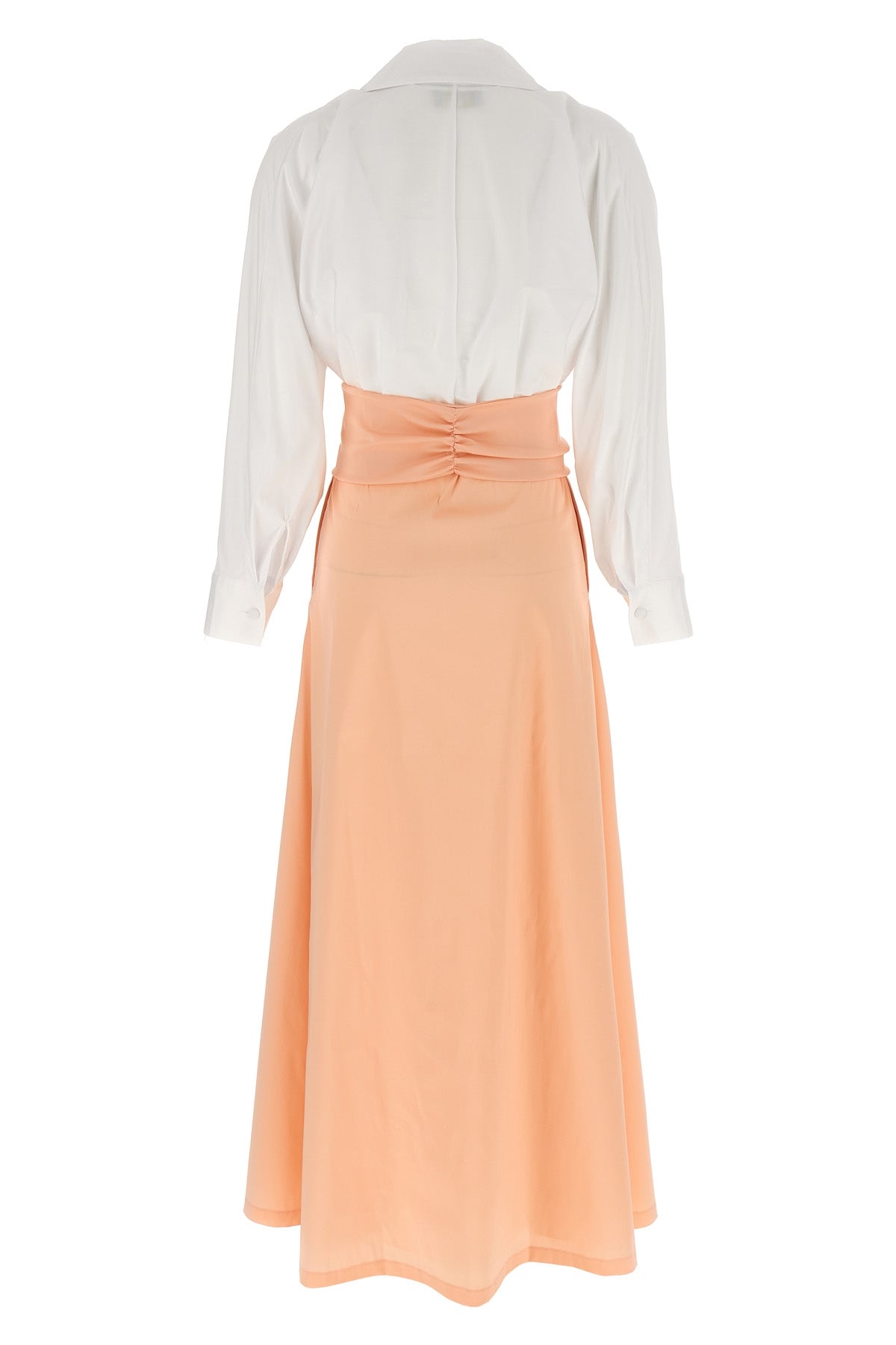 BERNADETTE 36 long clarence dress in cotton blend