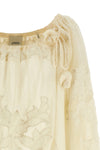 dalyna cotton mesh blouse