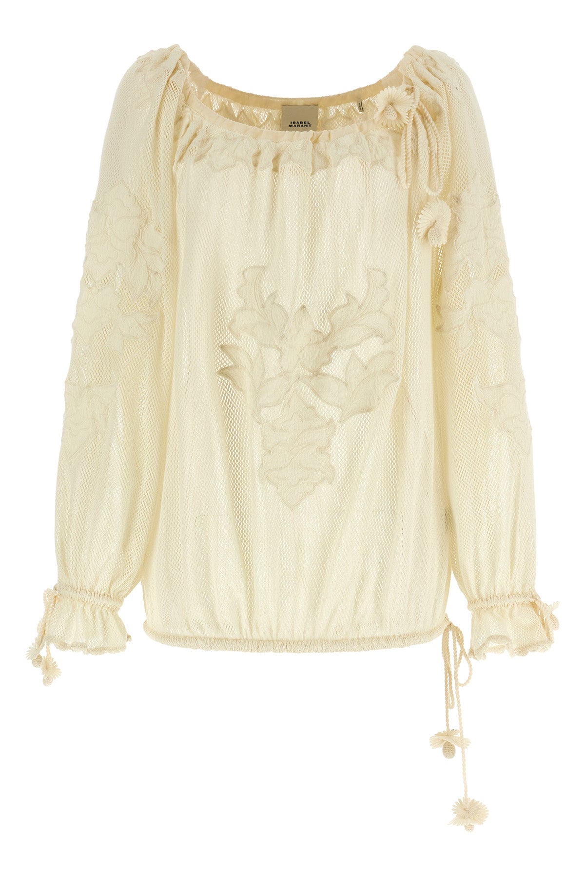 ISABEL MARANT 36 dalyna cotton mesh blouse
