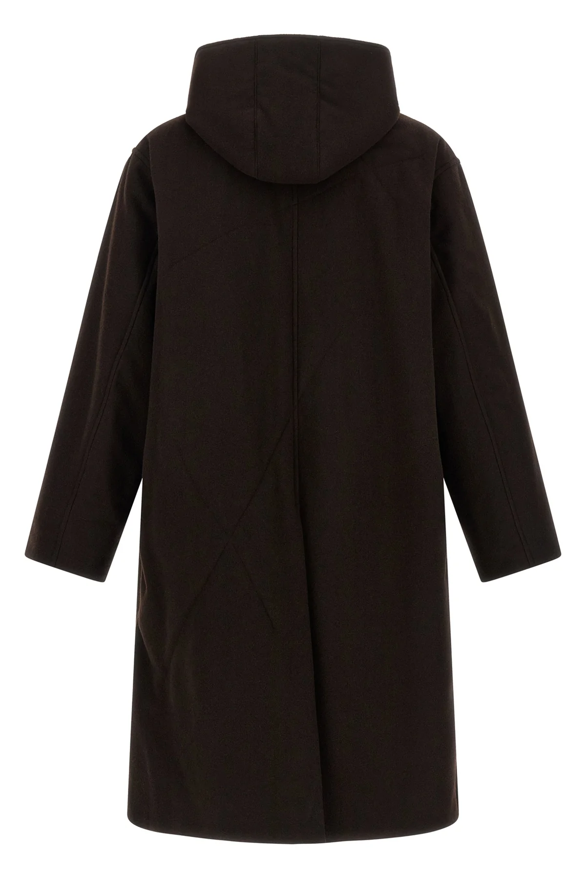 YOHJI YAMAMOTO 3 yohji yamamoto flannel toggle duffle montgomerys coat