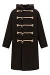 yohji yamamoto flannel toggle duffle montgomerys coat
