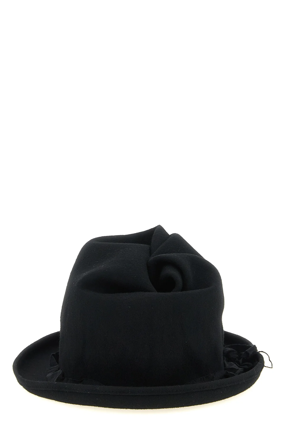 YOHJI YAMAMOTO 3 the yohji yamamoto pure black wool hat
