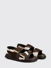 cow print pony skin sandals